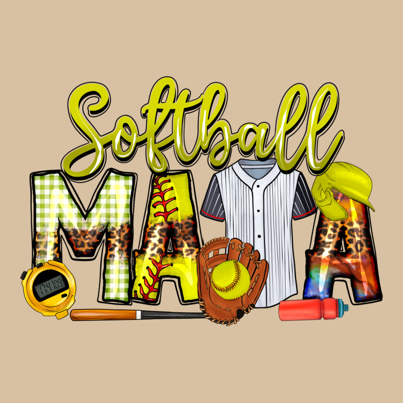 Softball Mama Heavyweight Hoodie by CowhideDigitalArt | Teevron