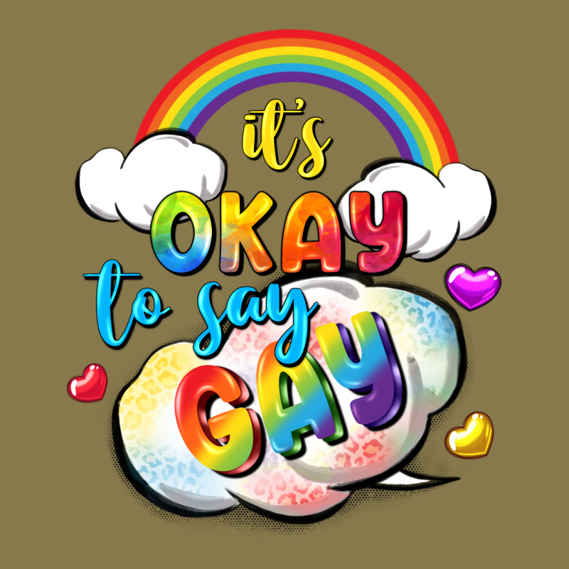 Its Okay To Say Gay Pride Premium Hoodie by FaDigitalArtStudio | Teevron