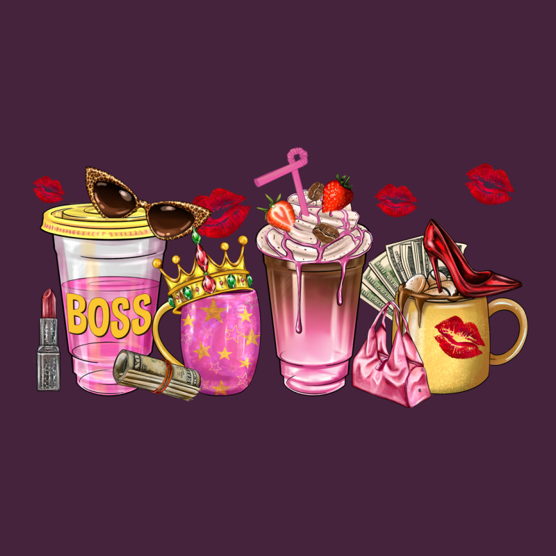 Boss Lady Coffee Cups Premium Tee by NancyCooperArtShop | Teevron