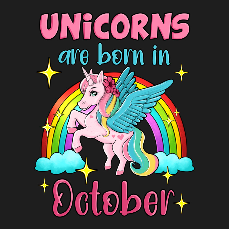 Unicorns Are Born In October Classic Tee by Jasminsmagicworld | Teevron