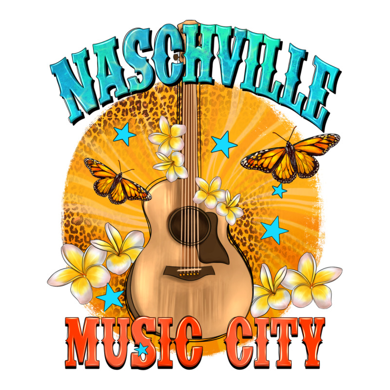 Naschville Music City Ladies Tee by NancyCooperArtShop | Teevron