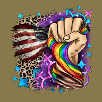 Lgbtq+ And American Flag Premium Hoodie | Teevron