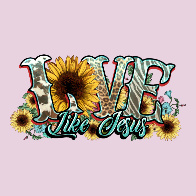 Love Like Jesus Sunflowers Ladies Tee by NancyCooperArtShop | Teevron