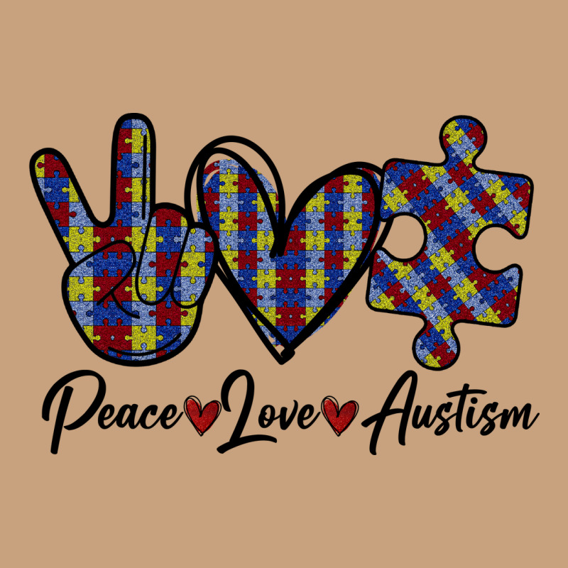 Peace Love Autism Vintage Tee by Bettercallsaul | Teevron