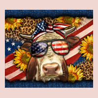 Western 4th Of July Cow Premium Sweatshirt | Teevron