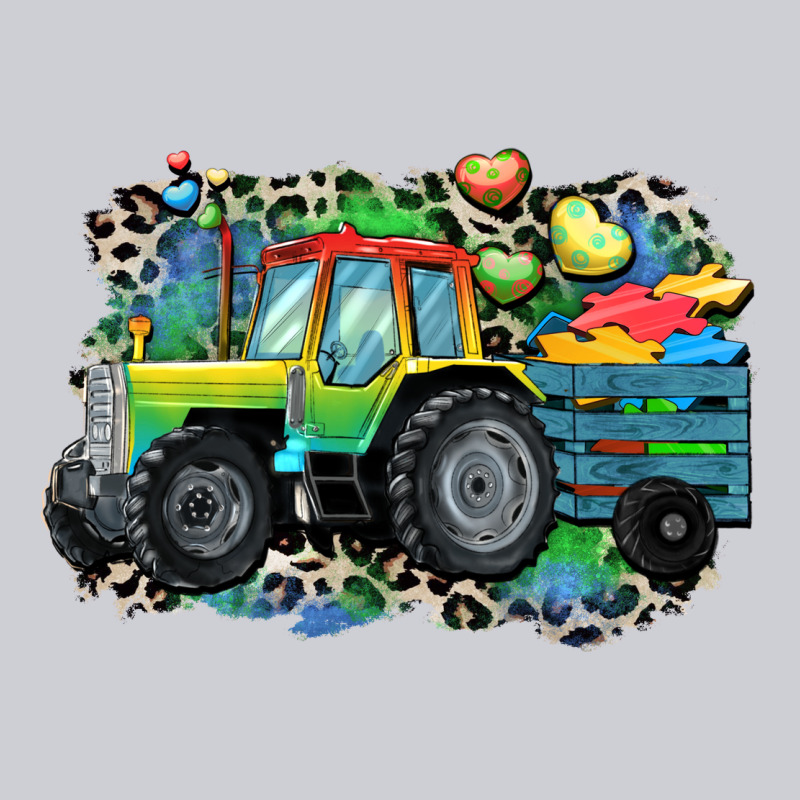 Autism Farm Tractor Heavyweight Sweatshirt by CowGirlArtShop | Teevron