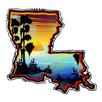 louisiana  sunset map | Teevron