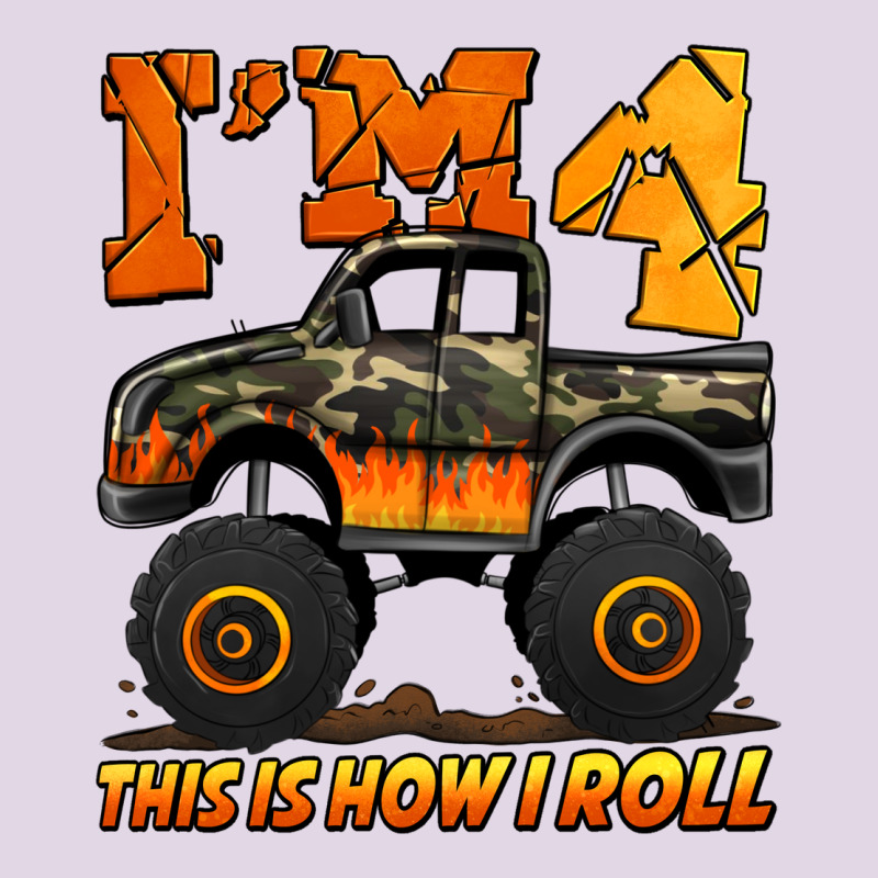 I'm Four This Is How I Roll Monster Truck Birthday Classic Tee by Jasminsmagicworld | Teevron
