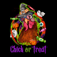 Chick Or Treat Halloween Long Sleeve Tee | Teevron