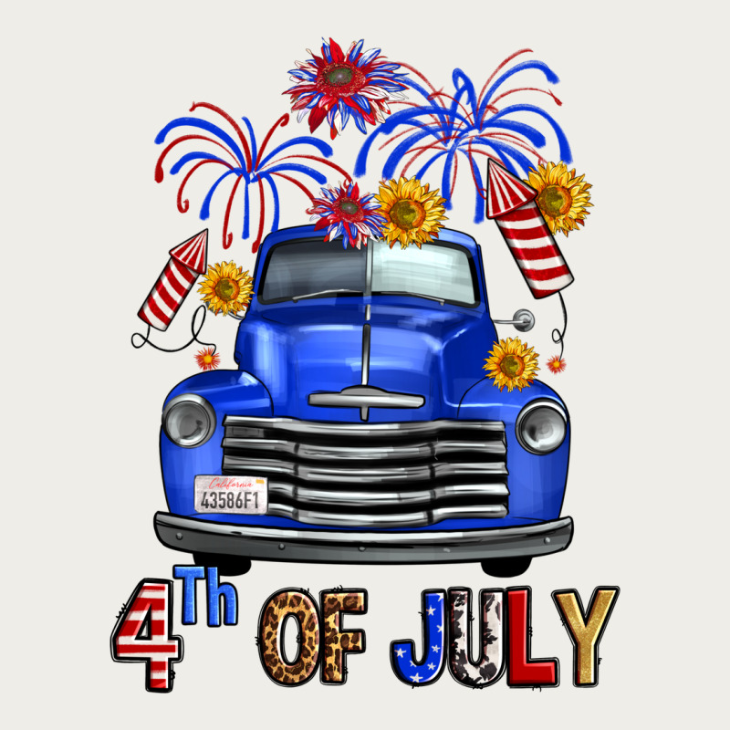 Western Fourth Of July Truck Zipper Hoodie by FaDigitalArtStudio | Teevron