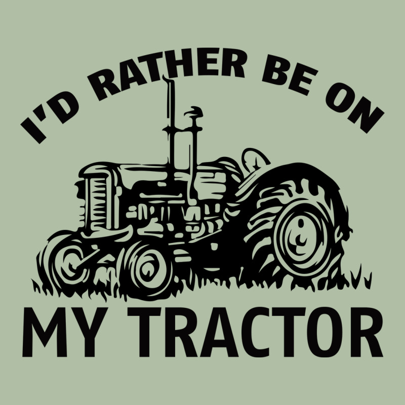 I D Rather Be On My Tractor Urban Heavy Tee by Bettercallsaul | Teevron