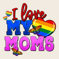 I Love My Moms Zipper Hoodie | Teevron