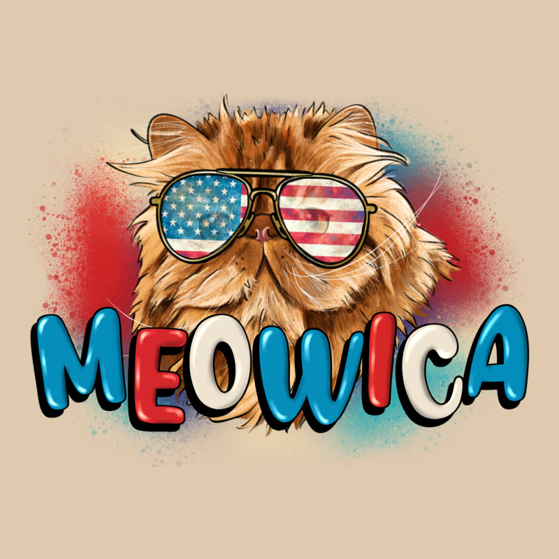 Meowica 4th Of July Heavyweight Sweatshirt by CowGirlArtShop | Teevron