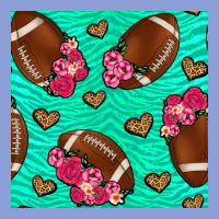 American Football Roses And Hearts Long Sleeve Tee | Teevron