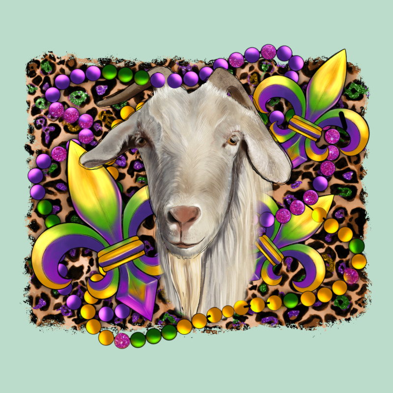 Mardi Gras Goat Fleur De Lis Premium Hoodie by RanaPortraitStore | Teevron