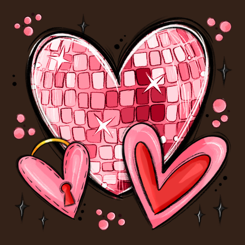 Valentines Hearts Heavy Core Tee by MaliasSmallBusiness | Teevron