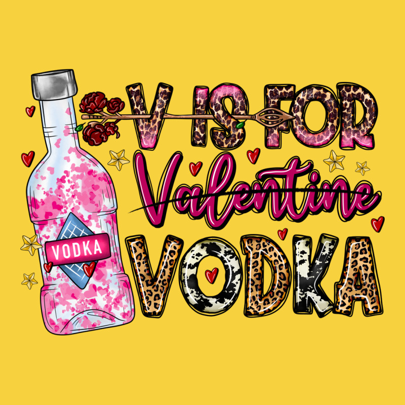 V Is For Valentine Vodka Premium Sweatshirt by CowhideDigitalArt | Teevron