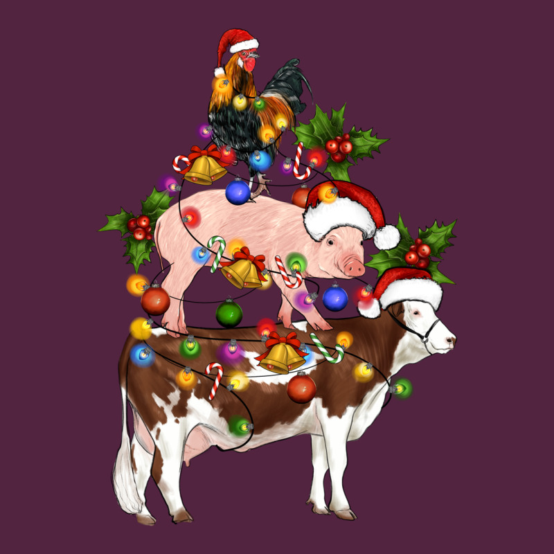 Stacked Christmas Farm Animals Urban Hoodie by Artiststas | Teevron