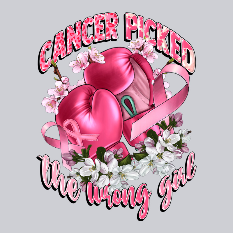 Cancer Picked The Wrong Girl Heavyweight Sweatshirt by CowGirlArtShop | Teevron