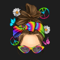 Messy Bun Tie Dye Classic Tee | Teevron