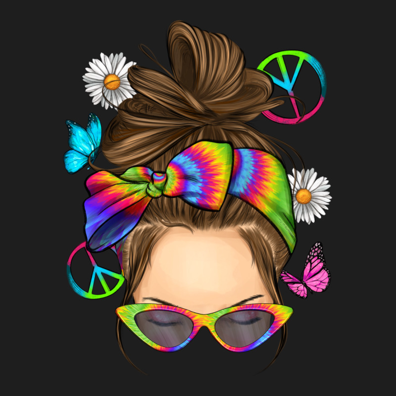 Messy Bun Tie Dye Classic Tee by RanaPortraitStore | Teevron