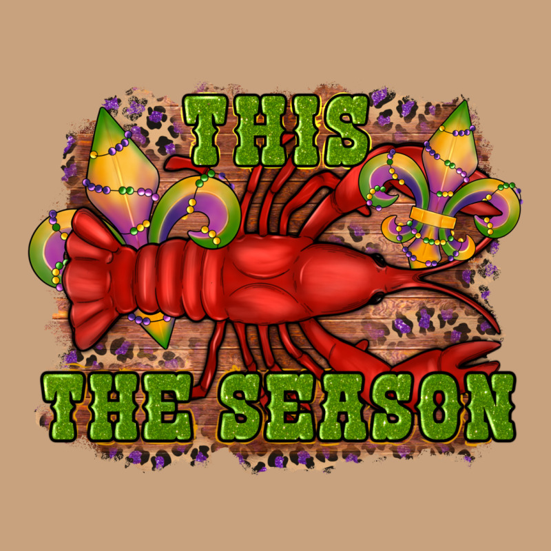 Mardi Gras This The Season Crawfish Fleur De Lis Vintage Tee by RanaPortraitStore | Teevron