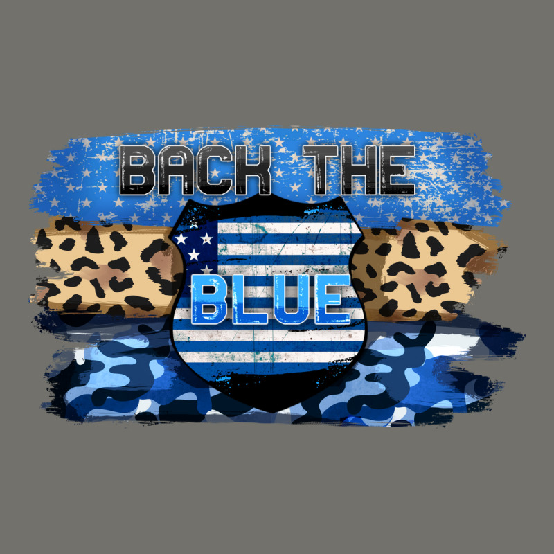 Back The Blue Premium Hoodie by FaDigitalArtStudio | Teevron