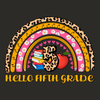 Back To School Rainbow Hello Fifth Grade Heavy Core Tee | Teevron