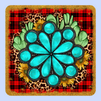 Gemstone Cactus Christmas Coaster Urban Heavy Tee | Teevron