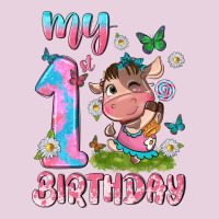 My 1 St Birthday With Little Cute Cow Ladies Tee | Teevron