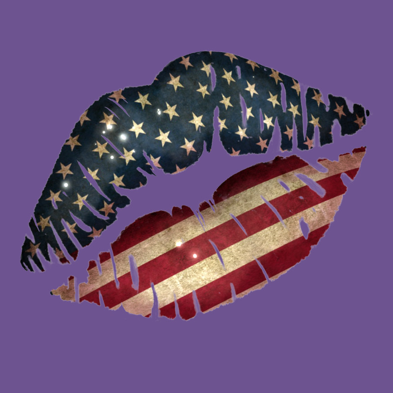 Vintage American Flag Lips Vintage Tee by Bettercallsaul | Teevron
