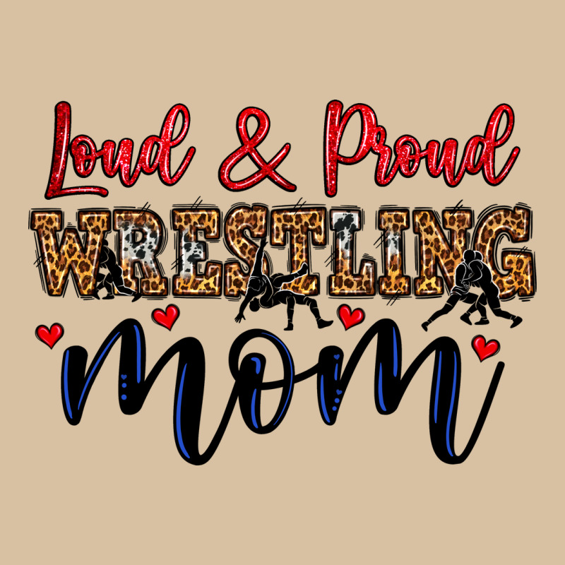Loud And Proud Wrestling Mom Heavyweight Hoodie by LillyAllenDesigns | Teevron