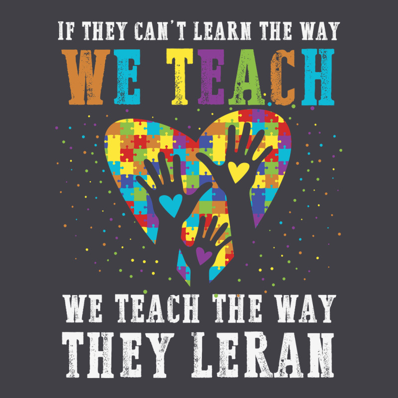 Autism Awareness Teacher Heavyweight Hoodie by CowhideDigitalArt | Teevron