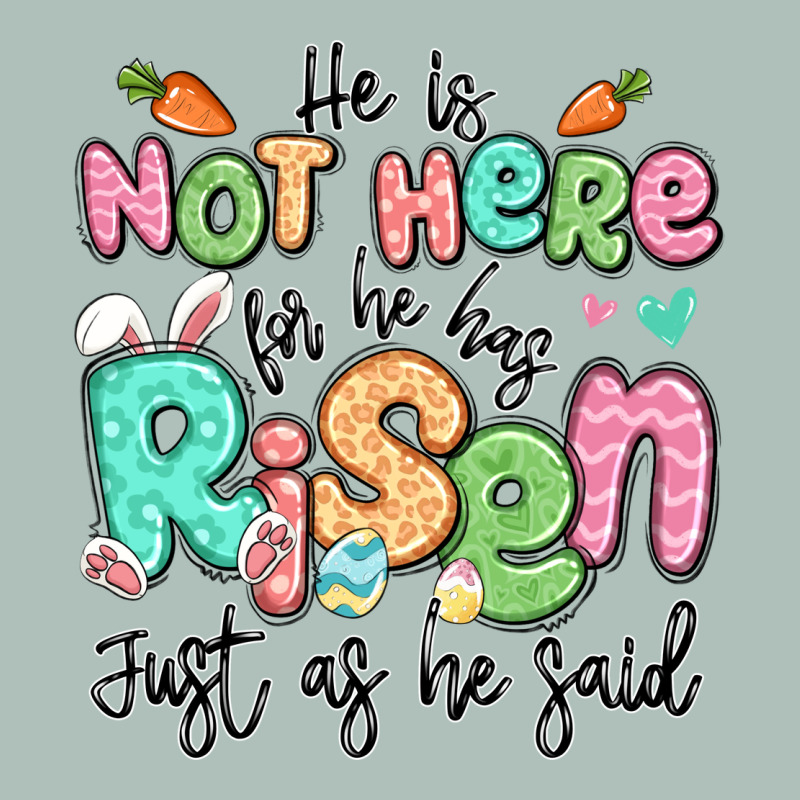 Easter He Is Not Here For He Has Risen Just As He Heavyweight Hoodie by LillyAllenDesigns | Teevron