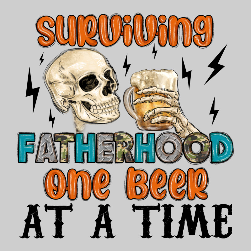 Surviving Fatherhood One Beer At A Time Premium Tee by MaliasSmallBusiness | Teevron