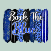 Back The Blue Brushstrokes Zipper Hoodie | Teevron