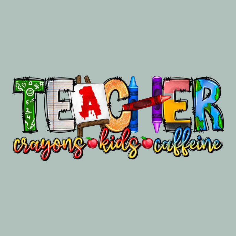 Teacher Cryons Kids Caffeine Heavyweight Hoodie by CowhideDigitalArt | Teevron