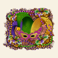 Mardi Gras Mask King Cake Vintage Tee | Teevron
