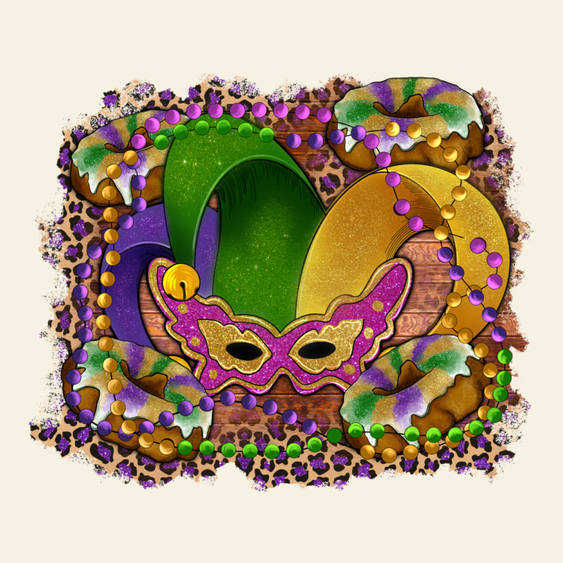 Mardi Gras Mask King Cake Vintage Tee by RanaPortraitStore | Teevron