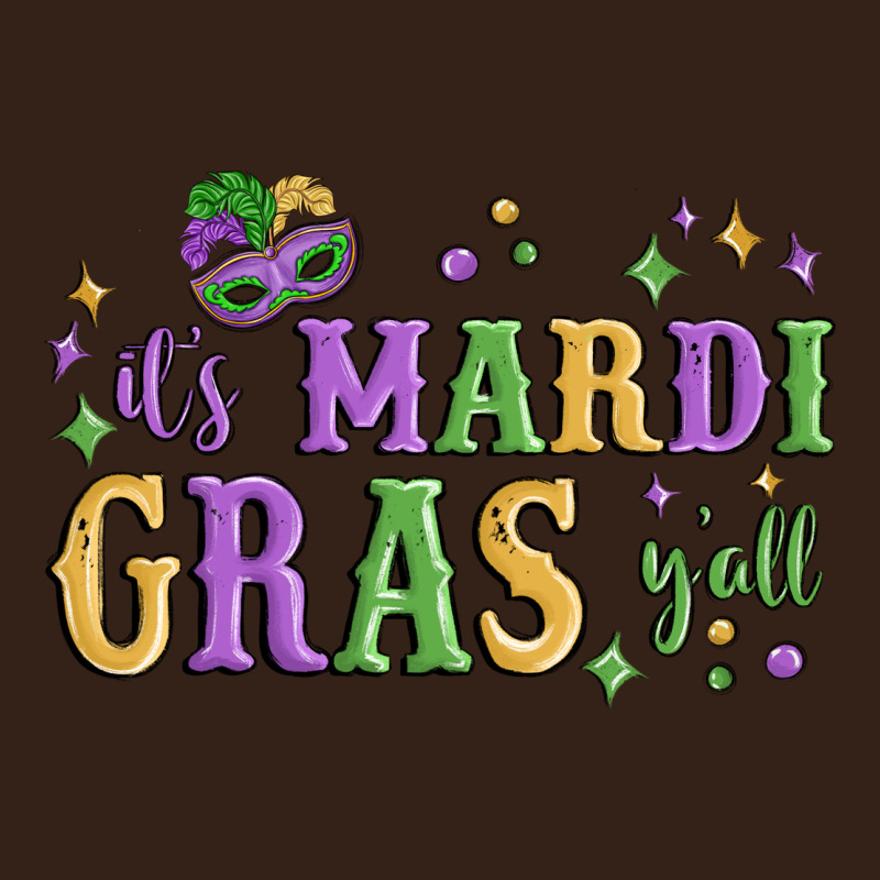 It's Mardi Gras Y'all Heavy Core Tee by MaliasSmallBusiness | Teevron