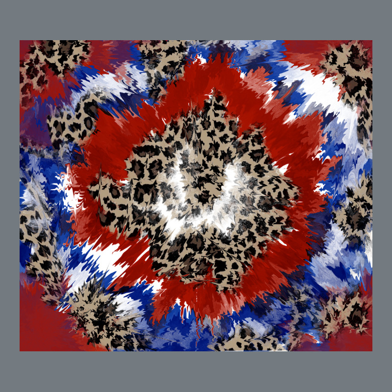 Patriotic Tie Dye Heavyweight Sweatshirt by CowGirlArtShop | Teevron