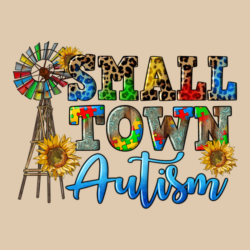 Small Town Autism Heavyweight Sweatshirt by CowGirlArtShop | Teevron