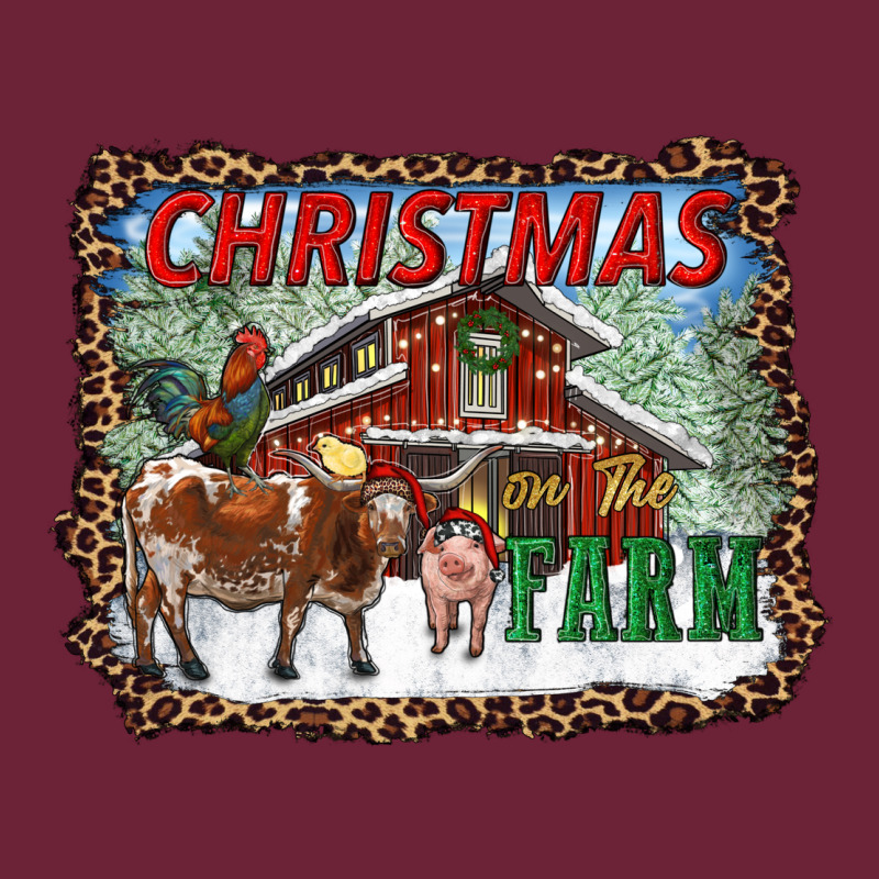 Christmas On The Farm Long Sleeve Tee by RanaPortraitStore | Teevron