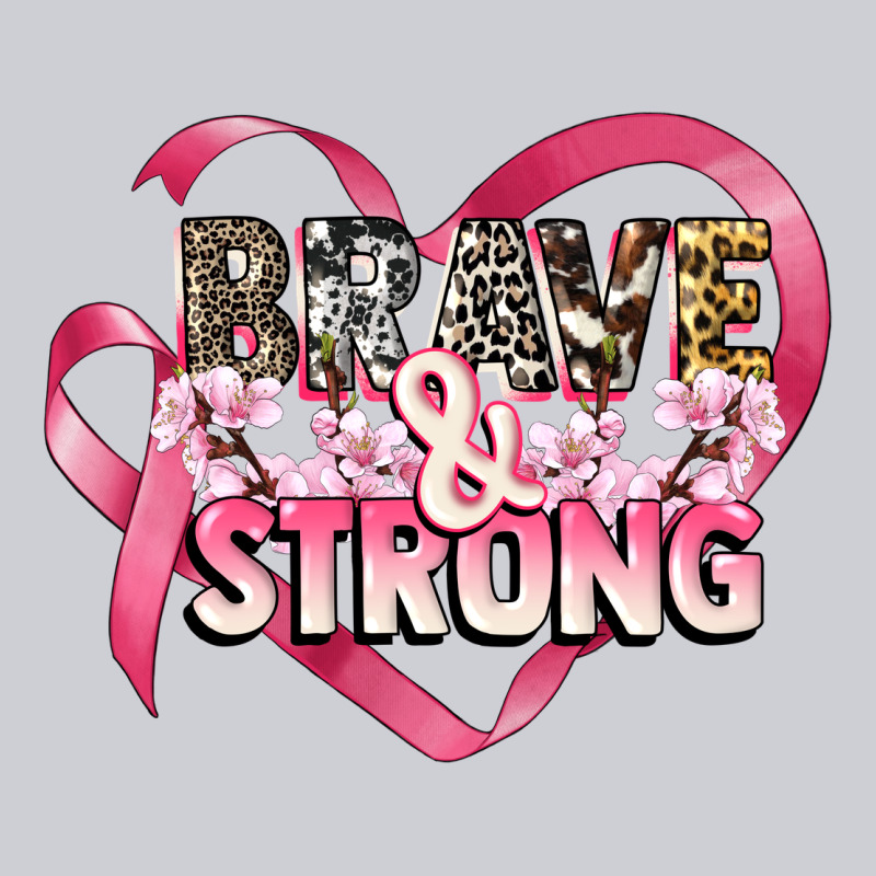 Brave And Strong Cancer Awareness Heavyweight Sweatshirt by CowGirlArtShop | Teevron