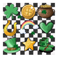 checker board lucky charms | Teevron