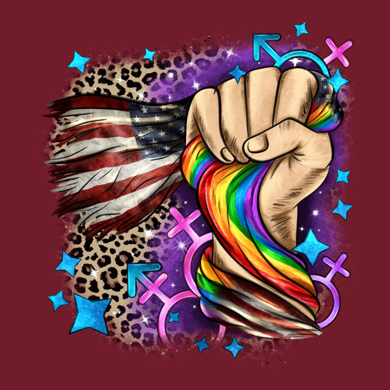 Lgbtq+ And American Flag Zipper Hoodie by FaDigitalArtStudio | Teevron