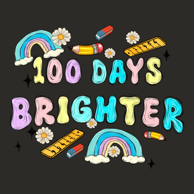 100 Days Brighter Heavy Core Tee by MaliasSmallBusiness | Teevron