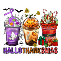 Hallothanksmas Coffee Cups Long Sleeve Tee | Teevron