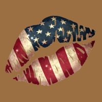 Vintage American Flag Lips Vintage Tee | Teevron