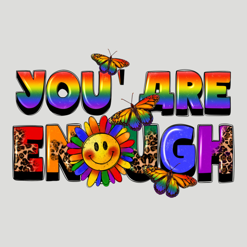 You Are Enough Zipper Hoodie by FaDigitalArtStudio | Teevron